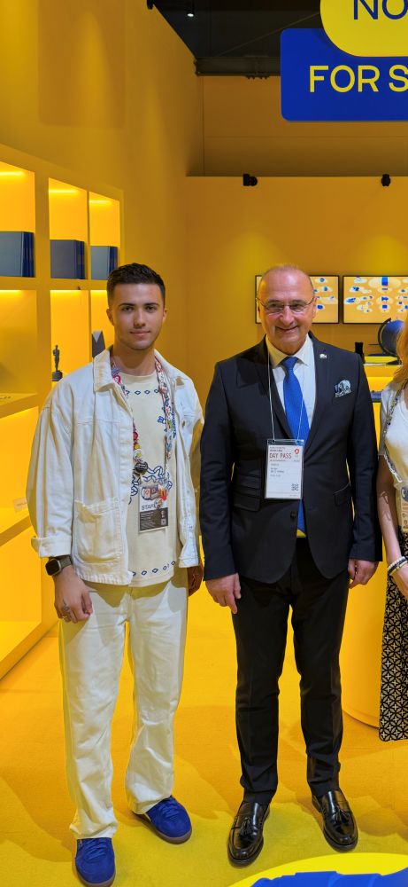 Oleksandr with Gordan Grlić Radman